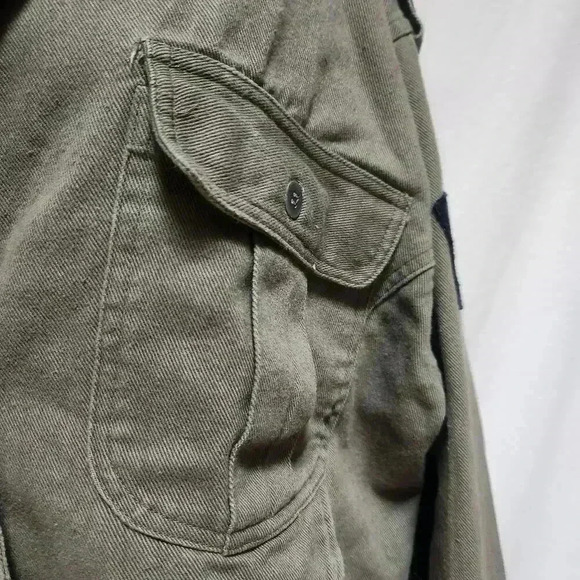 Ultra Pink Large Drab Green Military‎ Inspired Jacket Unisex Corset Back Grunge - Picture 5 of 14